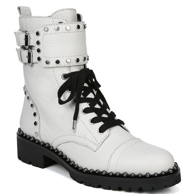 Jennifer Studded Combat Boots