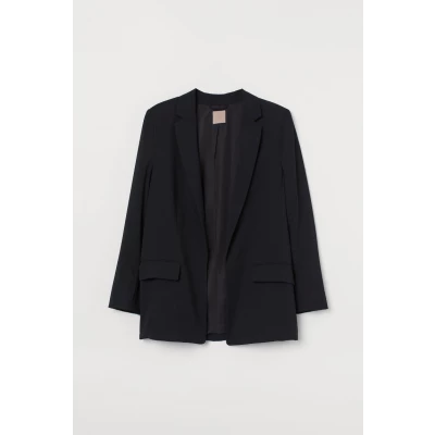 H & M - H & M+ Long Jacket - Black