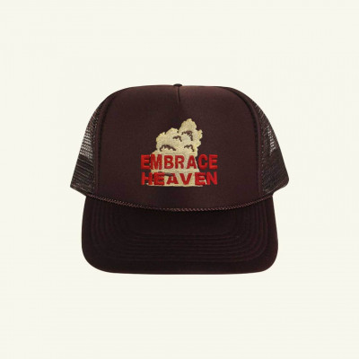 Embrace Heaven Brown Trucker Cap