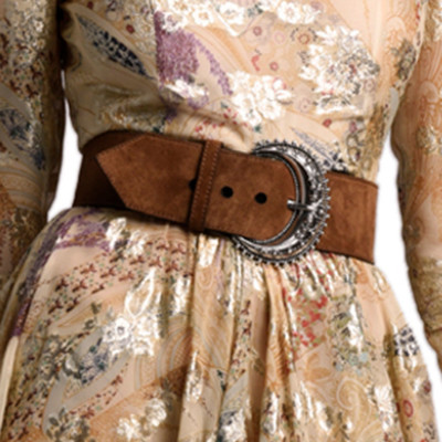 Wide Suede Belt