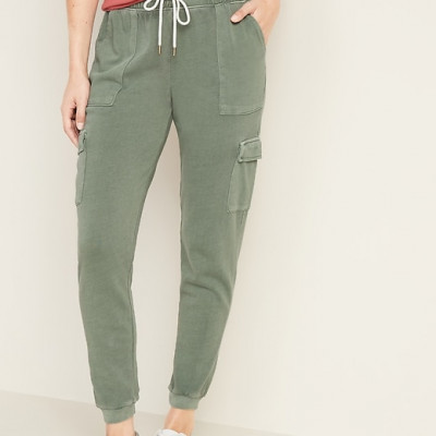 French Terry Cargo Street Joggers for Women