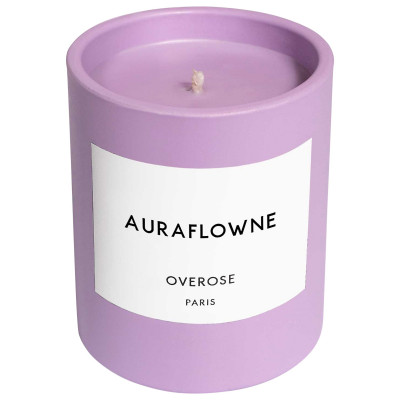 Overose Auraflowne Purple Candle 8.4 oz/ 240 g