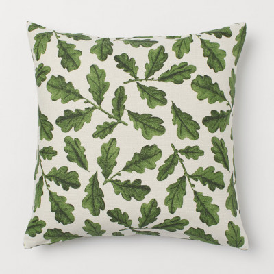 H & M - Cotton Canvas Cushion Cover - Green