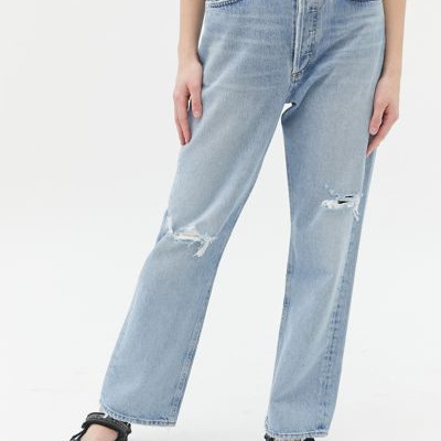 AGOLDE 90s High-Waisted Straight Leg Jean - Captured