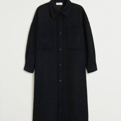 Pocket structured coat