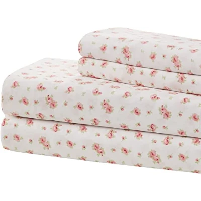 Amazon.com: Modern Threads Soft Microfiber Rose Printed Sheets - Luxurious Microfiber Bed Sheets - Includes Flat Sheet, Fitted Sheet with Deep Pockets, &amp; Pillowcases : Everything Else