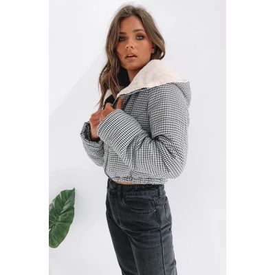 London Affair Puffer Jacket Check