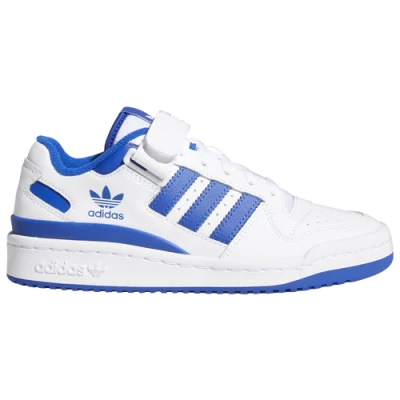 adidas Boys adidas Forum Low - Boys Grade School Basketball Shoes White/Blue