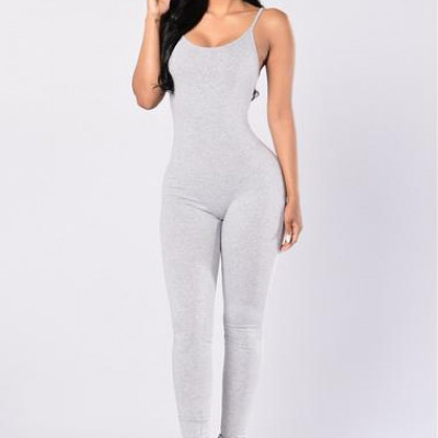 Nova Season Jumpsuit - Heather Grey