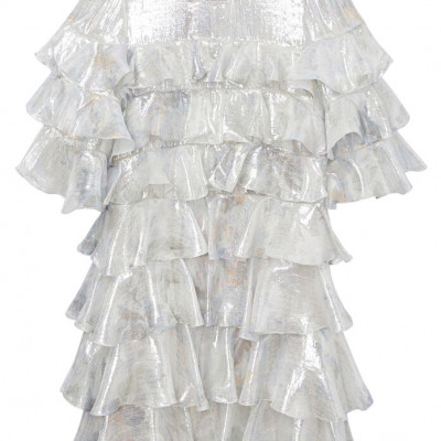 Shadow Lily Ruffle Dress