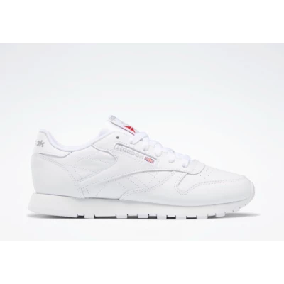 Reebok Classic Leather sneakers in white with light gray