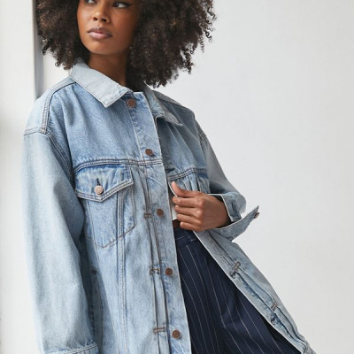 Sally Denim Oversized Trucker Jacket