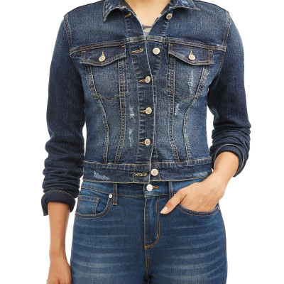 Sofia Jeans Marianella Destroyed Denim Jacket