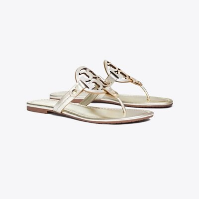 Miller Sandal, Metallic Leather