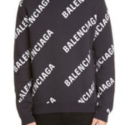 Mens Balenciaga Logo Sweater