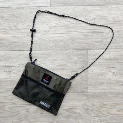 Vintage Gramicci X go out olive green sling... - Depop