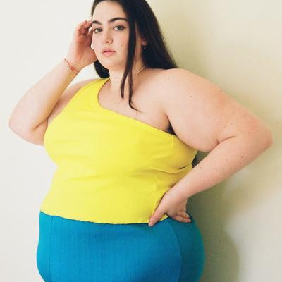 One Shoulder Tank - Canary