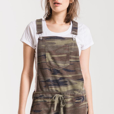 Camo Short Overalls