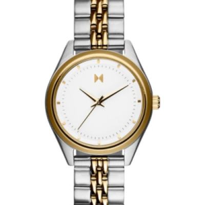 Mvmt Womens Rise Mini Two-Tone Stainless Steel Bracelet Watch 30mm