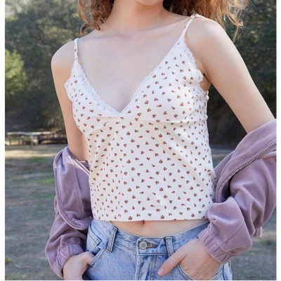 Amara lace floral tank