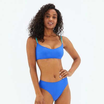 The High Leg Mid Rise Bikini Bottom