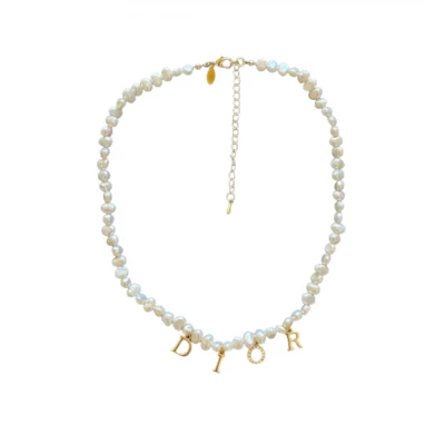 Authentic reworked designer necklace