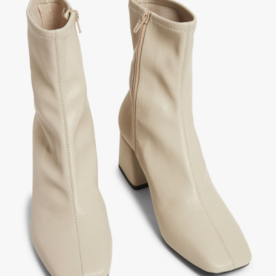 Square-Toe Ankle Boots
