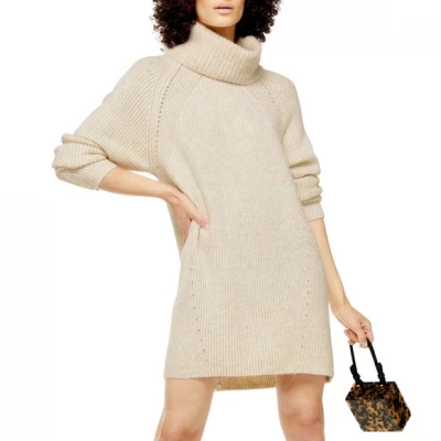 Turtleneck Sweater Dress