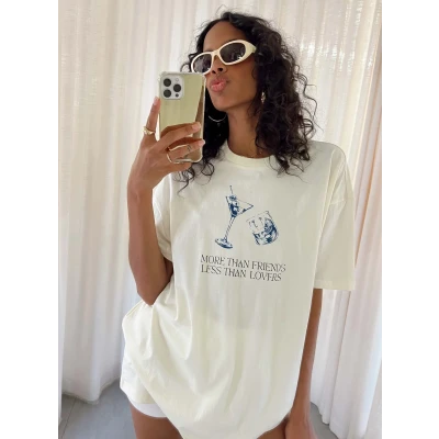 More Than Friends Oversized Top
