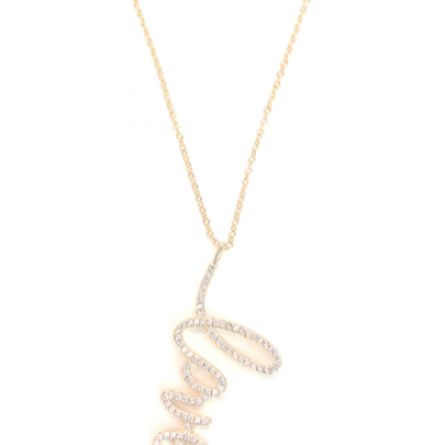 Love Script Pendant