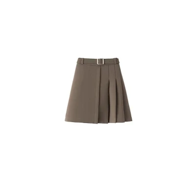 AURH Pleated Skirt Pockets with Stretchy Band School Skater Tennis Skirt for Ladies Athletic Denim TIANMINJIEDM (Color : Shape1