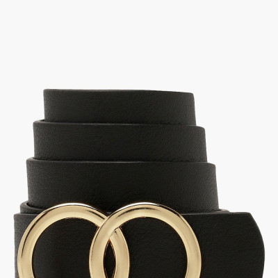 Plus Double Ring Detail Boyfriend Belt