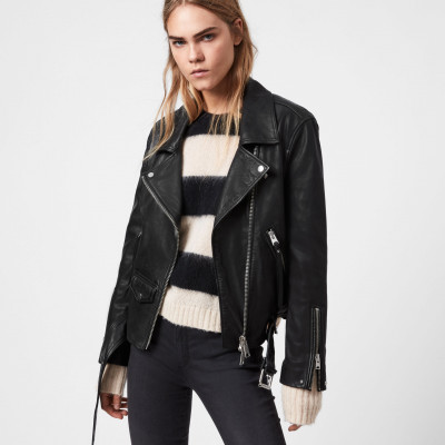 AllSaints Luna Leather Biker Jacket