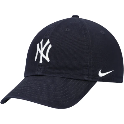 Nike New York Yankees Navy Logo Performance Heritage 86 Adjustable Hat