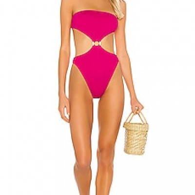 Lovers + Friends For Keeps One Piece in Watermelon | REVOLVE