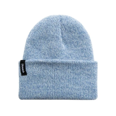 Heather Blue Knit Cuff Beanie