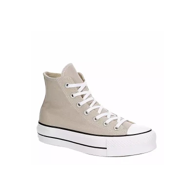 All Star High Top Platform Sneaker - Tan