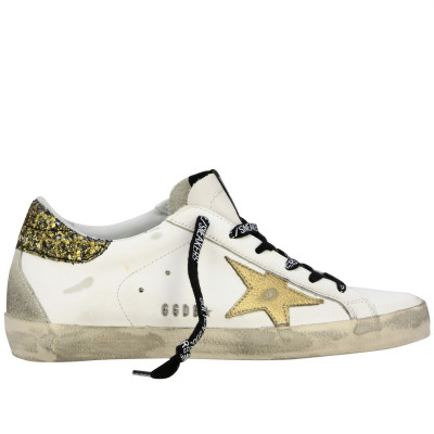 Golden Goose Sneakers Superstar Golden Goose Leather Sneakers With Star