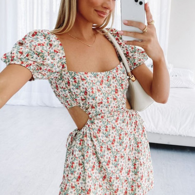 Penelope Mini Dress Floral