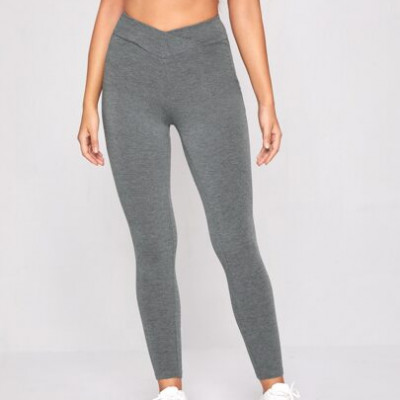 Asymmetrical Waistband Leggings