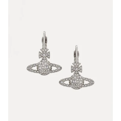 Grace Bas Relief Earrings in Silver for Women | Vivienne Westwood&reg;