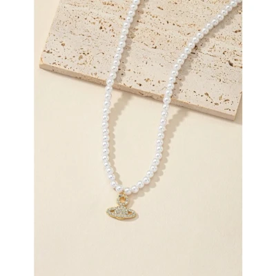 Pearl Planet Necklace