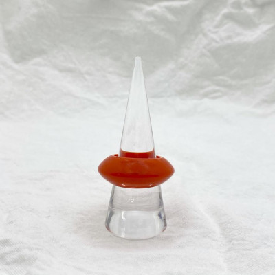 Amber Saturn Ring