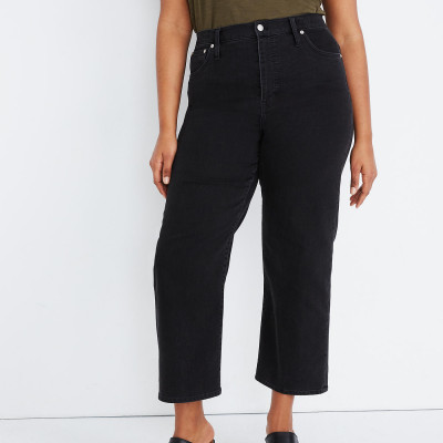 Slim Wide-Leg Jeans in Lunar Wash