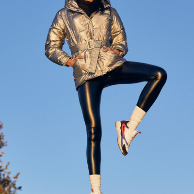 Rock Music Black Vegan Leather Leggings