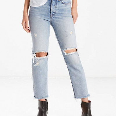 Levis Wedgie Fit Straight Womens Jeans 22x29