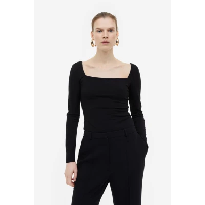 Square-neck Top