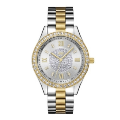 Jbw Womens Mondrian Diamond (1/6 ct.t.w.) Stainless Steel Watch