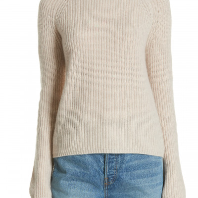 Womens Jenni Kayne Cashmere Fisherman Sweater