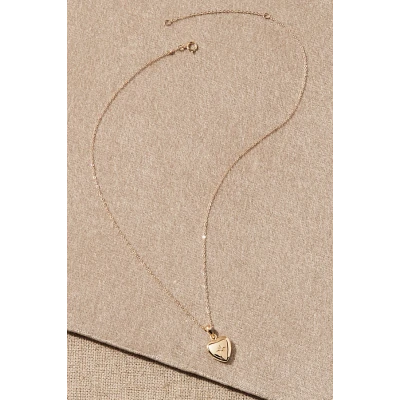 Trieste Locket Necklace By Anthropologie in Gold